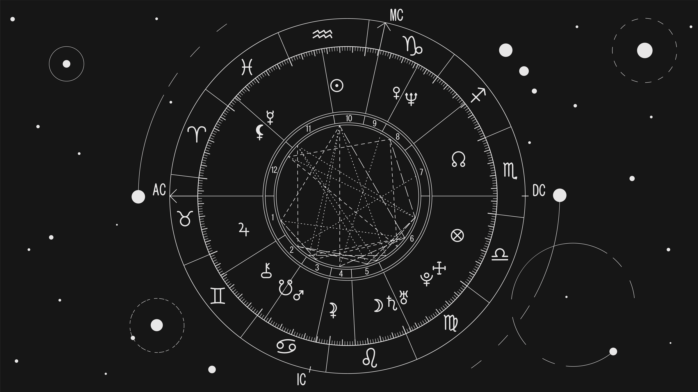 North node and South node in astrology showing karmic axis and soul evolution